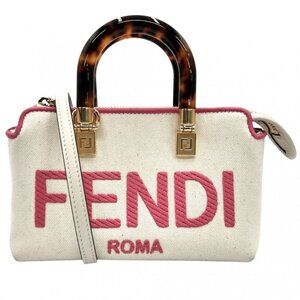Fendi 2-Way By-The-Way Mini Handbag Shoulder Crossbody Small